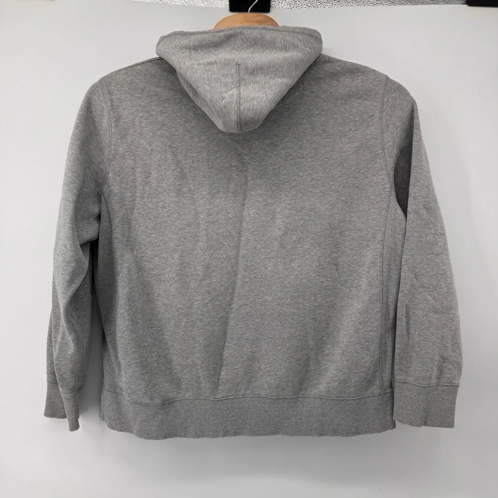 Nike Livestrong Hoodie Mens XXL Gray Embroidered Logo Pullover Sweatshirt